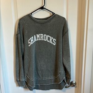 Shamrocks Women's Gray Sweater